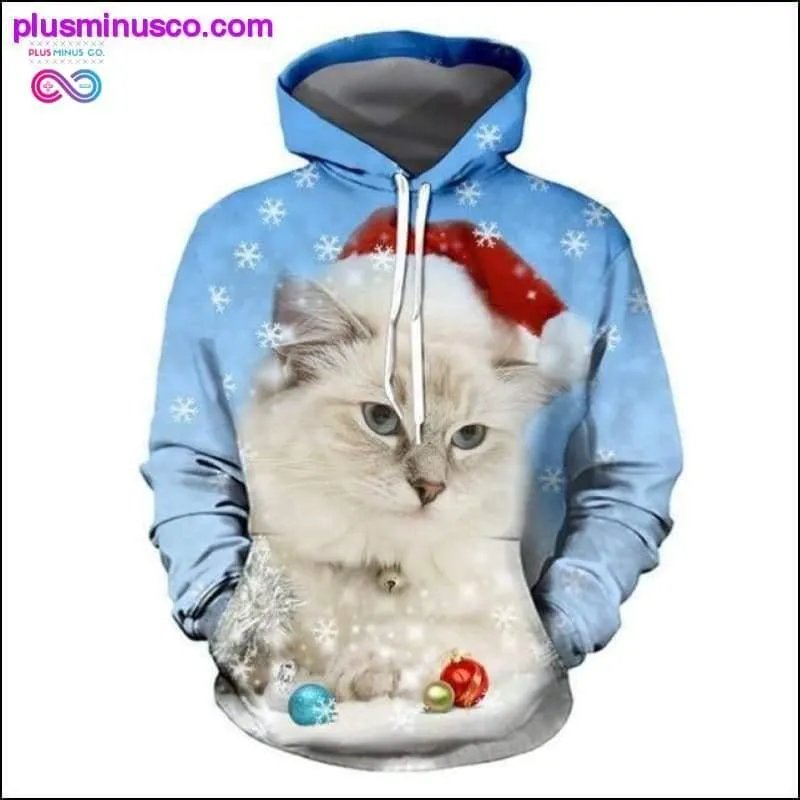 3D Printed Christmas Hoodie || PlusMinusco.com