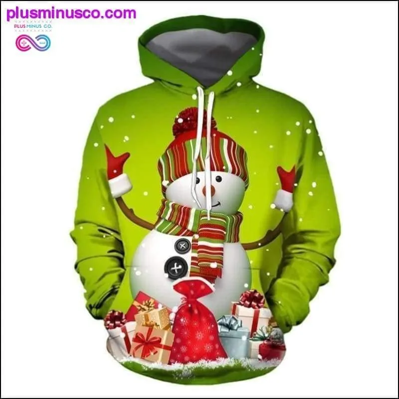 3D Printed Christmas Hoodie || PlusMinusco.com