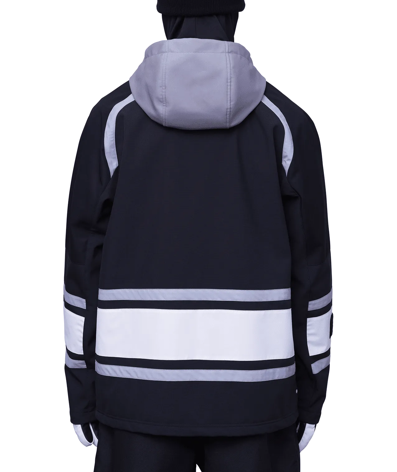 686 Waterproofing Slapshot Hoodie Black Colourblock