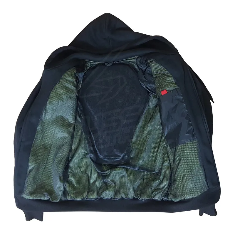 Premium Abrasion-Resistant Kevlar-Lined Armored Hoodie for Enhanced Durability and Protection