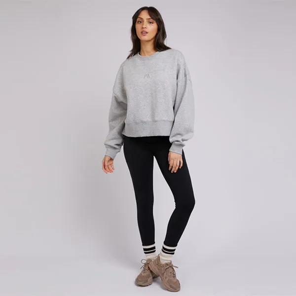 Active Tonal Sweater - Grey Marle