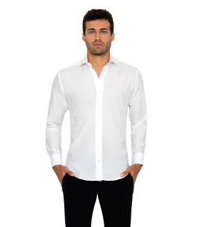 Bertigo Short-Sleeve Shirt | Aloni White Star Shirt