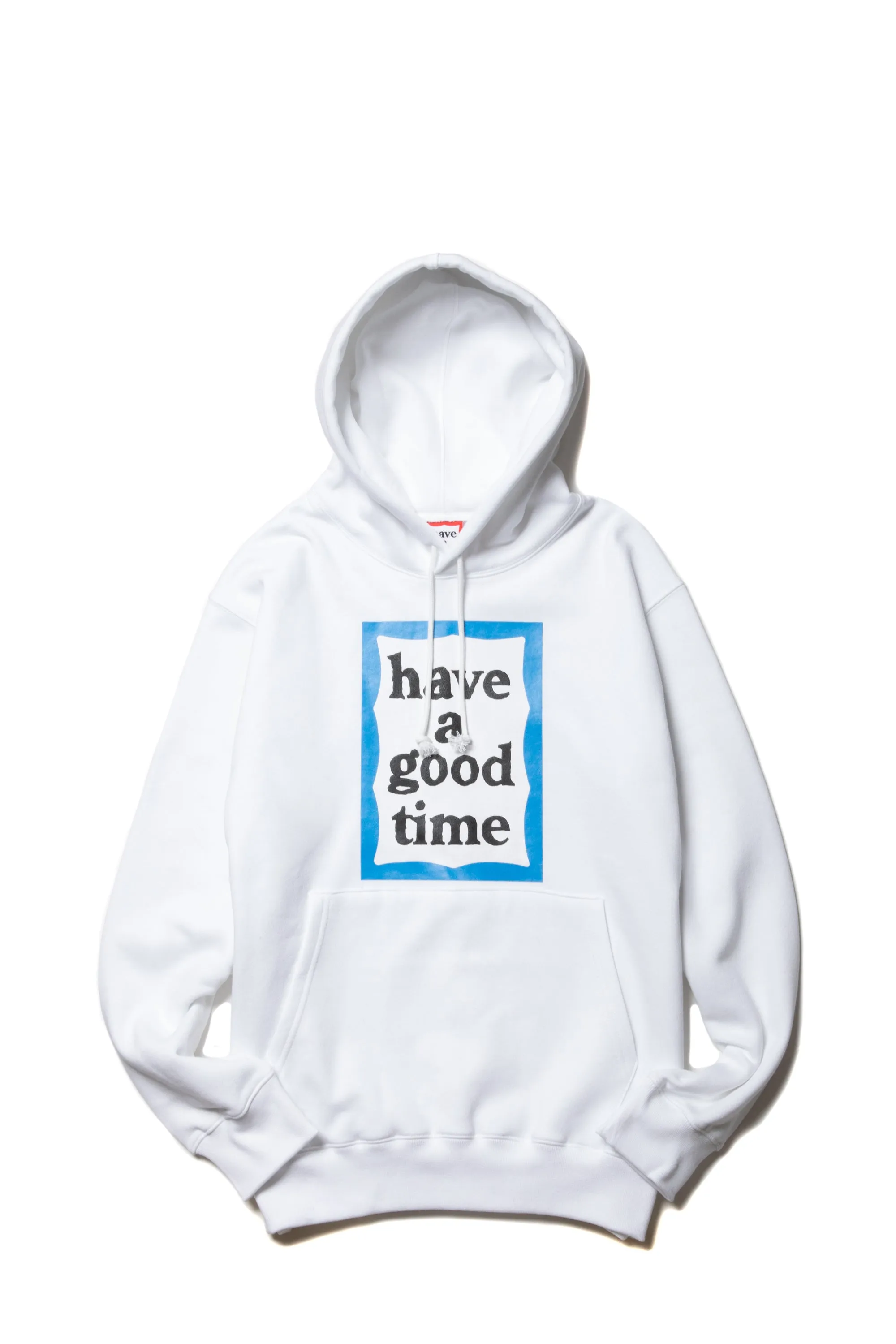 BLUE FRAME PULLOVER HOODIE FL WHITE