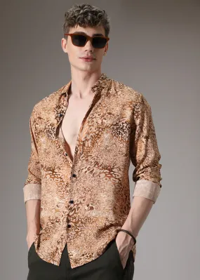 Boa Brown Feather Shirt