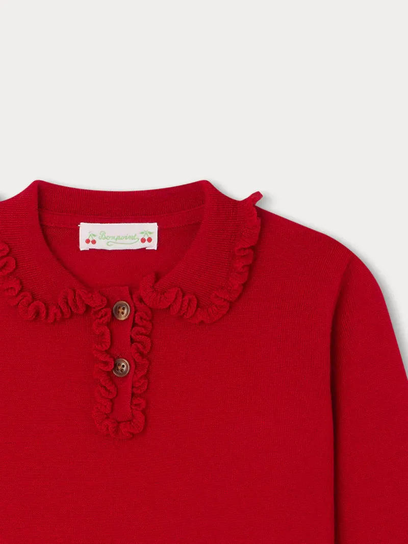 Bonpoint Brynja  Red Sweater