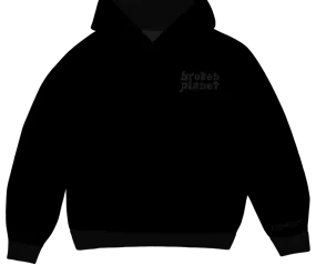 BROKEN PLANET BASICS HOODIE MIDNIGHT BLACK