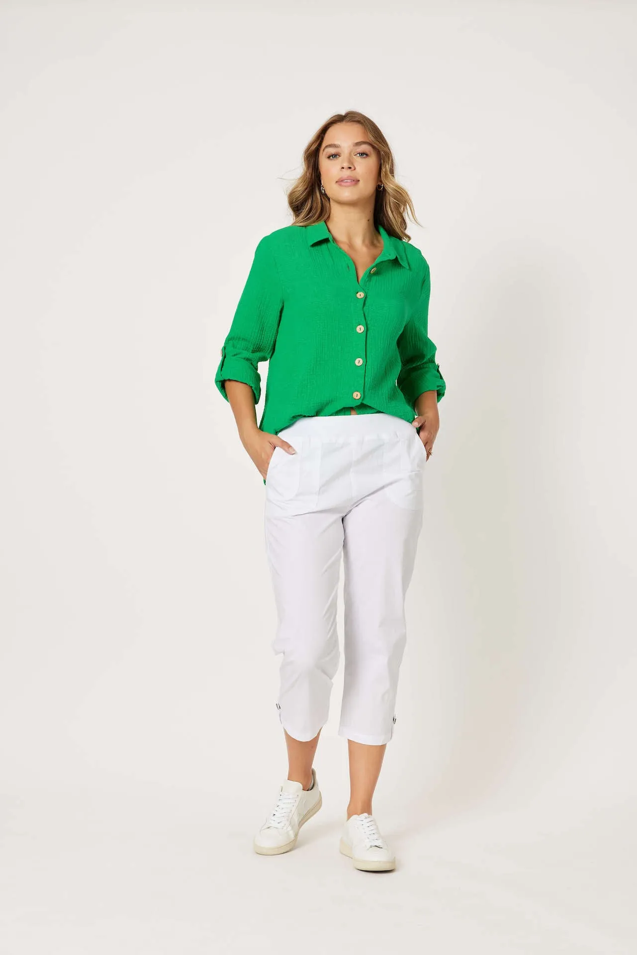 Byron Textured Shirt - Emerald