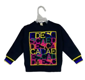 C1192 PLAYHOUSE Alphabet Black Sweater