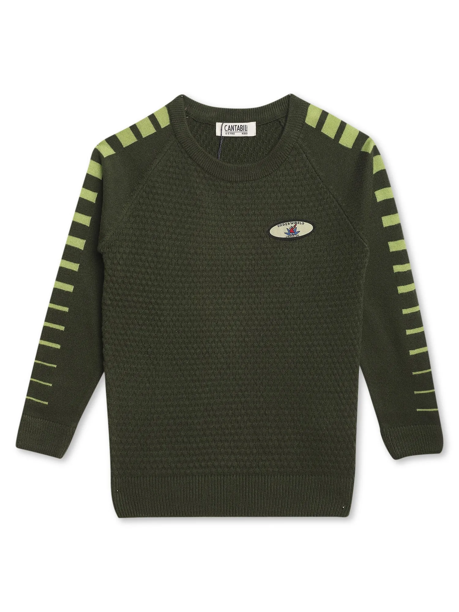 Cantabil Boys Olive Sweater