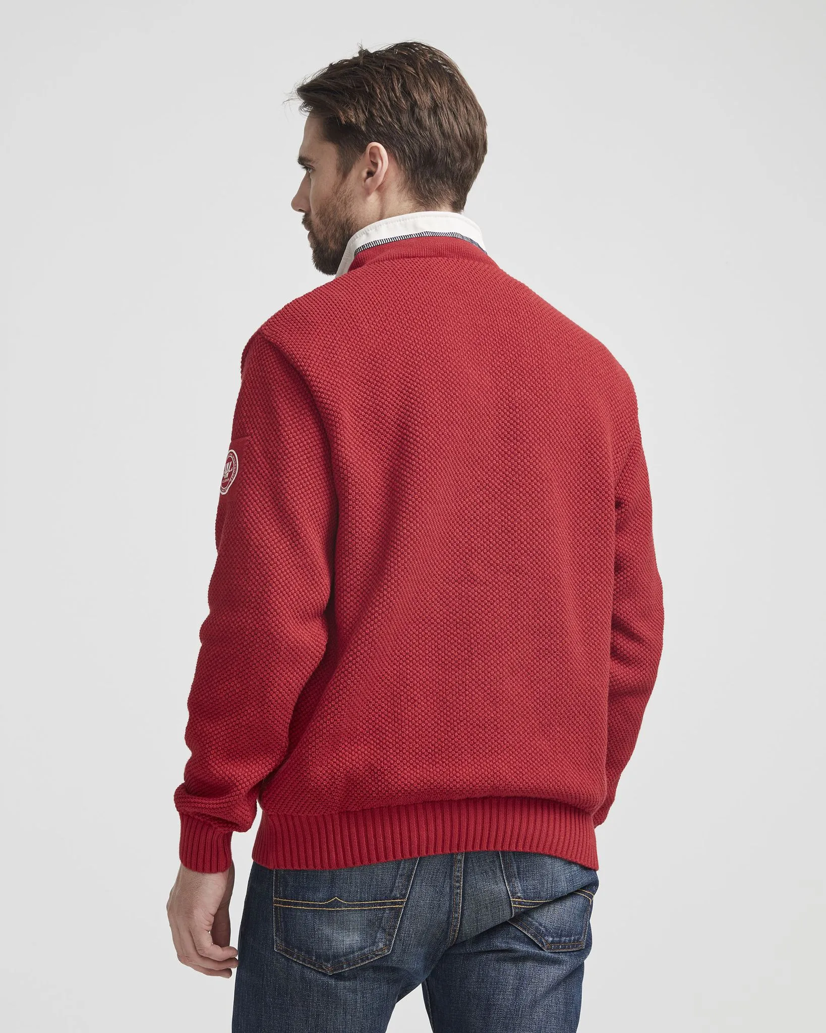 Classic Windproof Sweater - Red