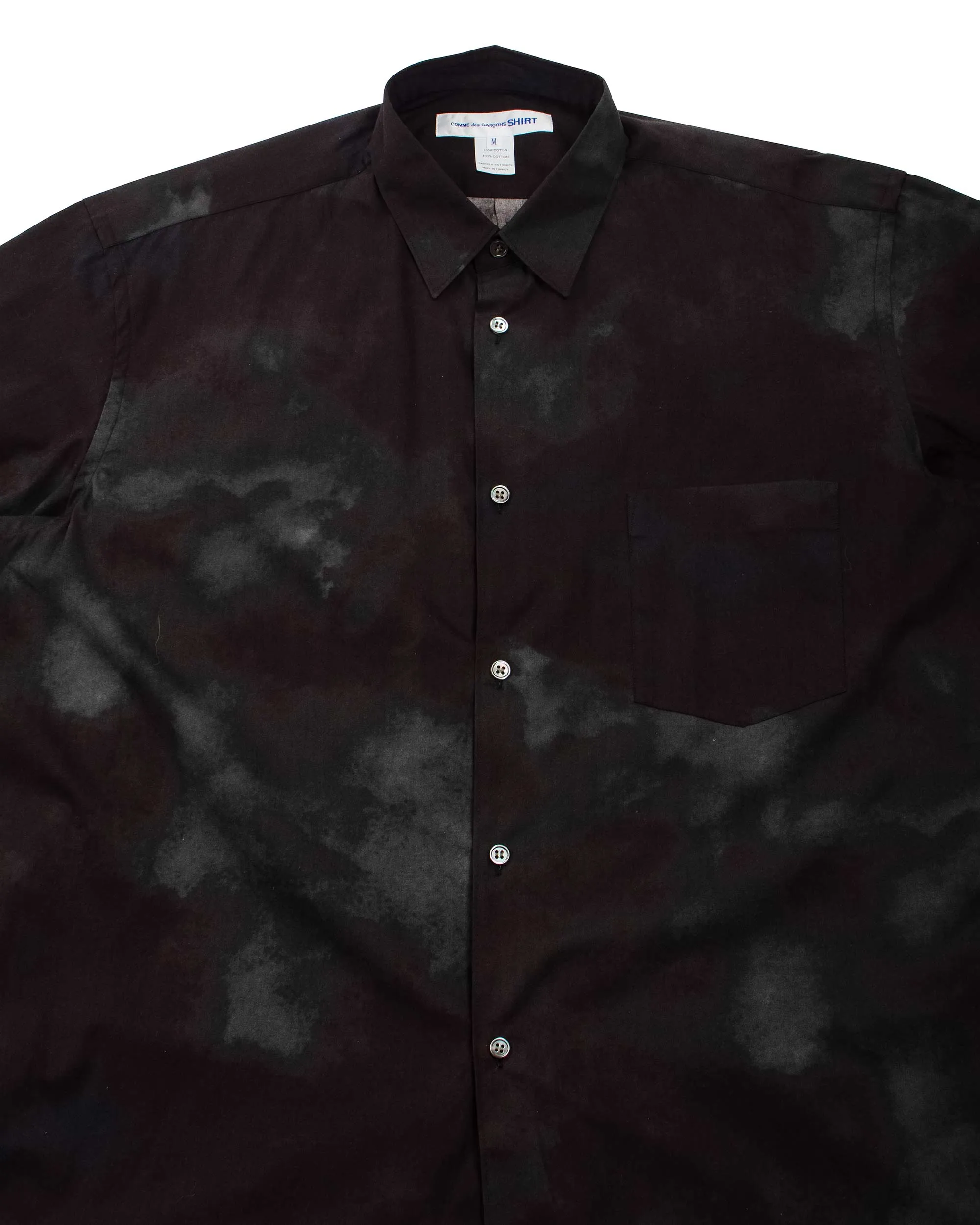 Comme des Garons SHIRT Tie-Dye Shirt Black