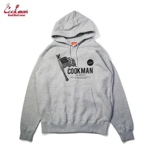 Cookman Pullover Hoodie - Flag : Gray