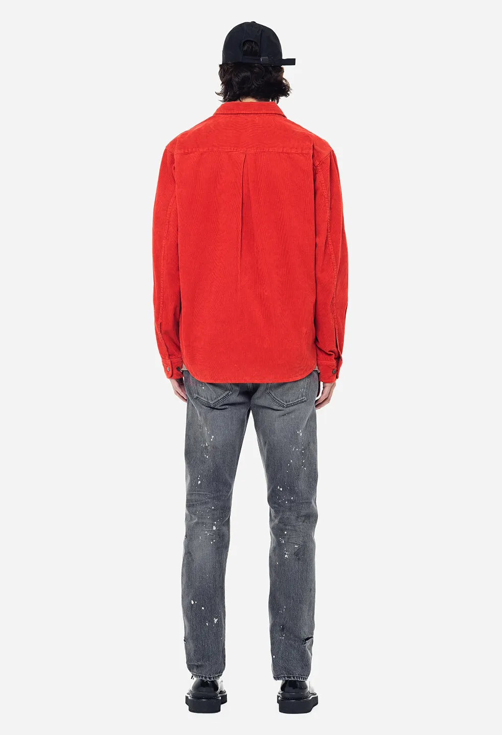 Corduroy Shirt / Cardinal