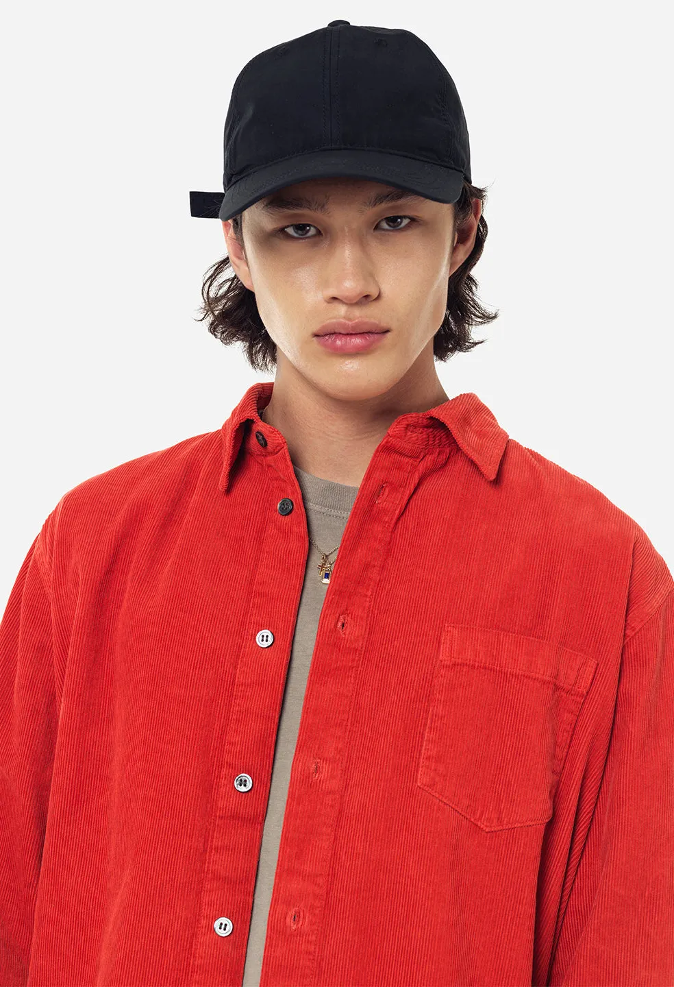 Corduroy Shirt / Cardinal