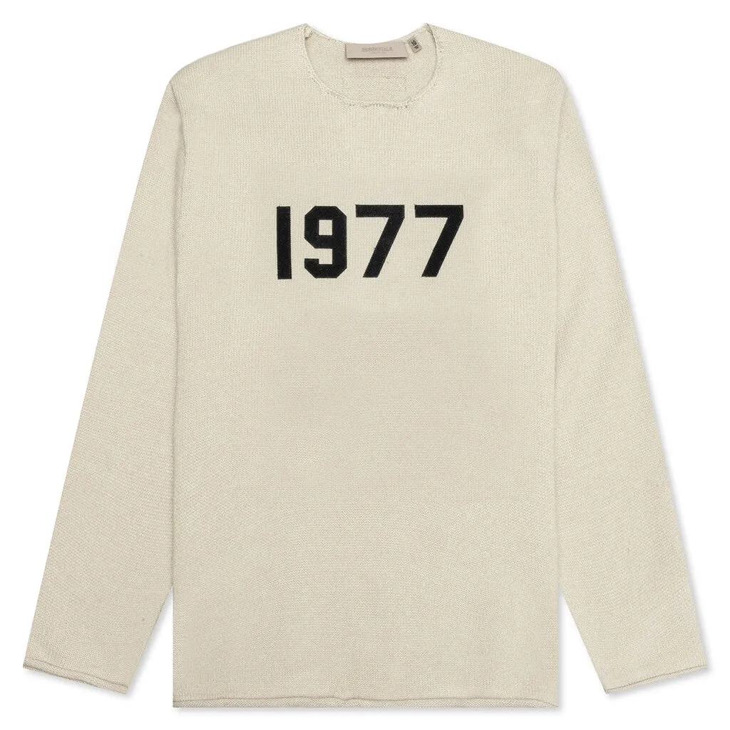 Essentials Raw Edge Sweater - Wheat