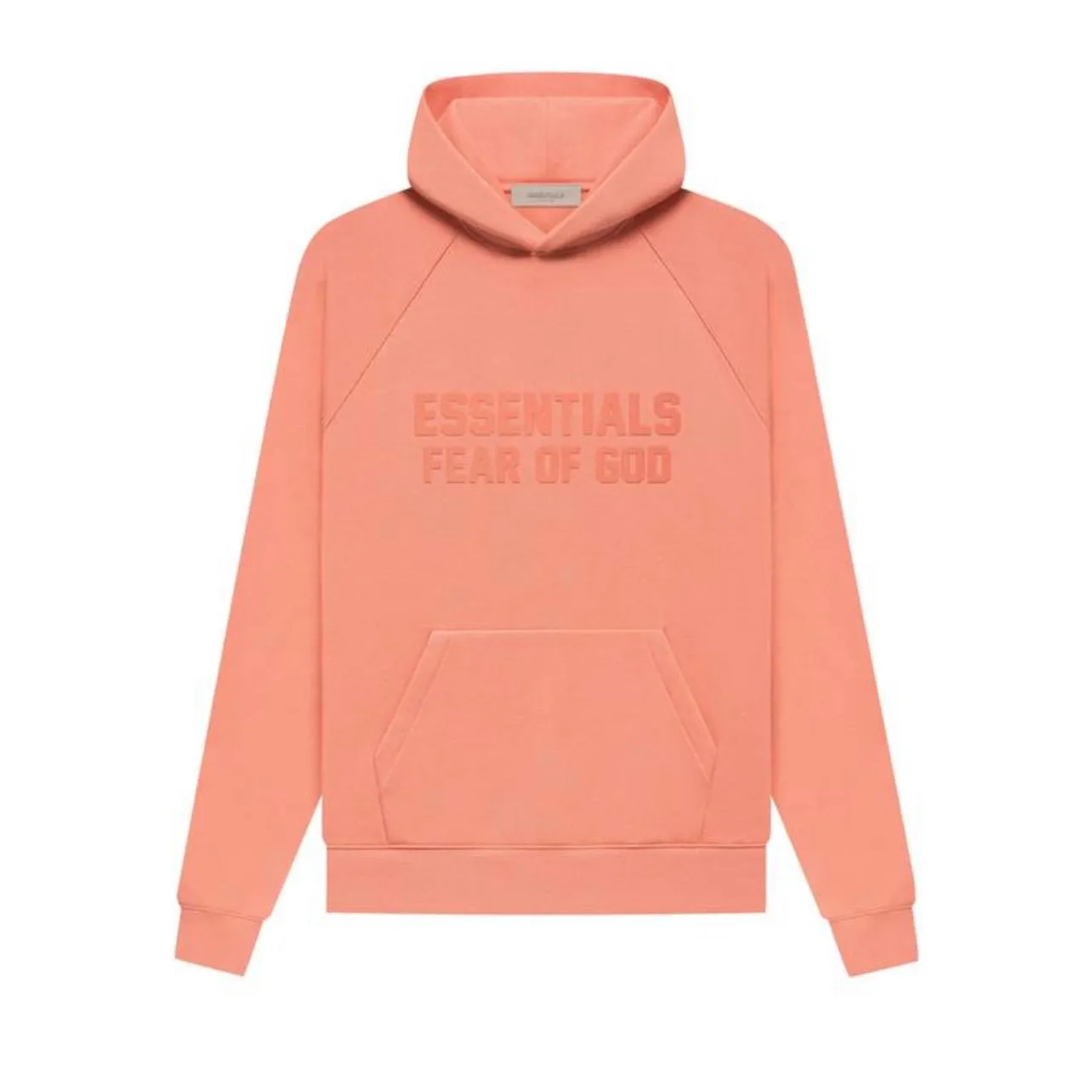 Fear of God Essentials Mens Coral Hooded Sweatshirt - Premium Comfort & Stylish Design