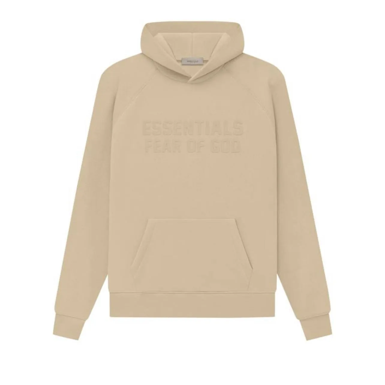 Essentials Sand-Colored Hoodie by Fear Of God - Unisex, Premium Quality