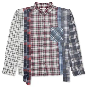 Flannel Shirt 7 Cuts Reflection Shirt - Assorted