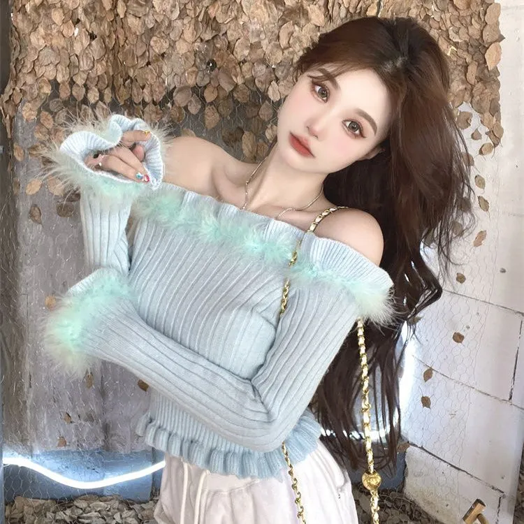 Fluffy Princess Sweater Top