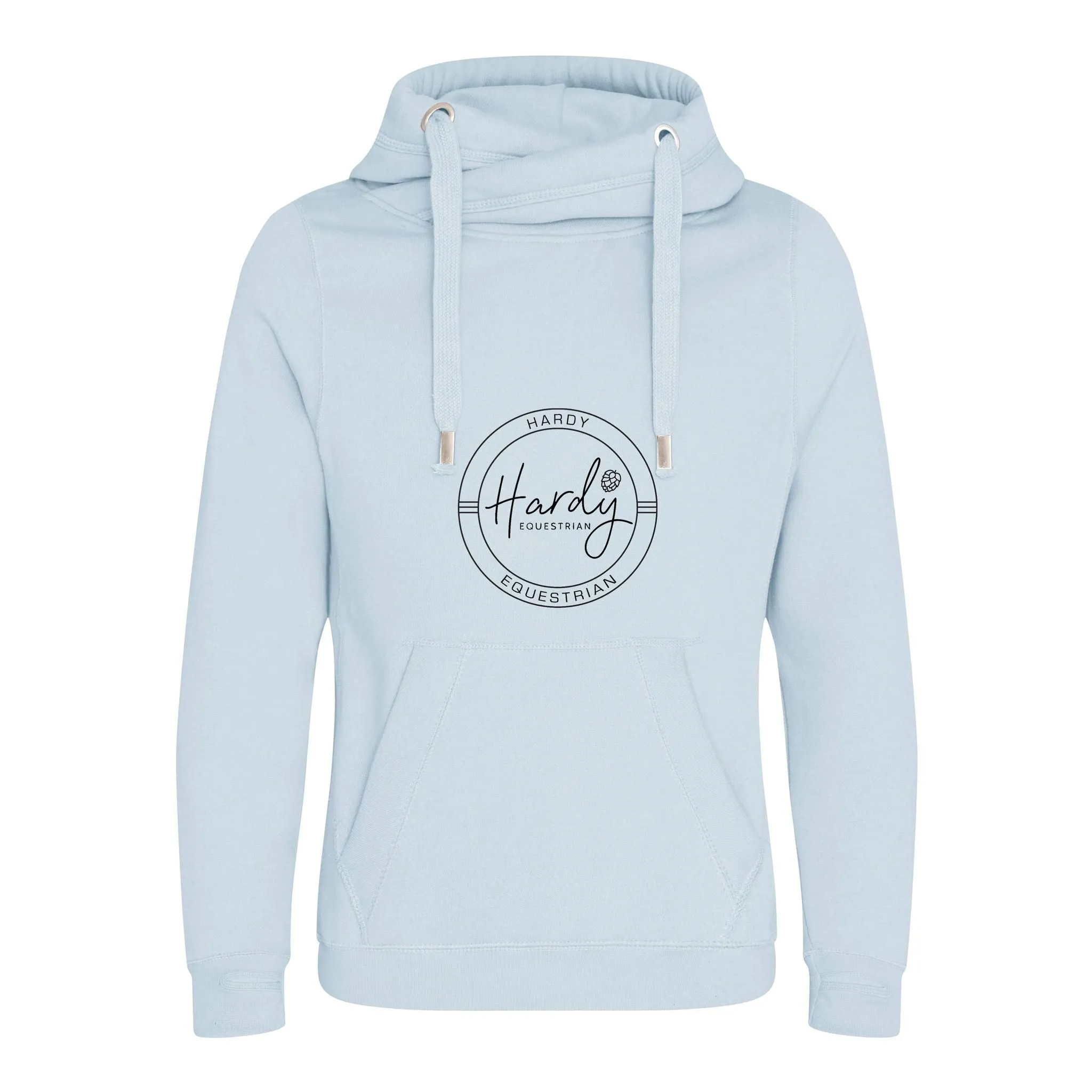 Hardy Equestrian Women's Cowl Neck Sky Hoodie