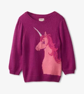 Hatley Baby Girls Unicorn Sweater