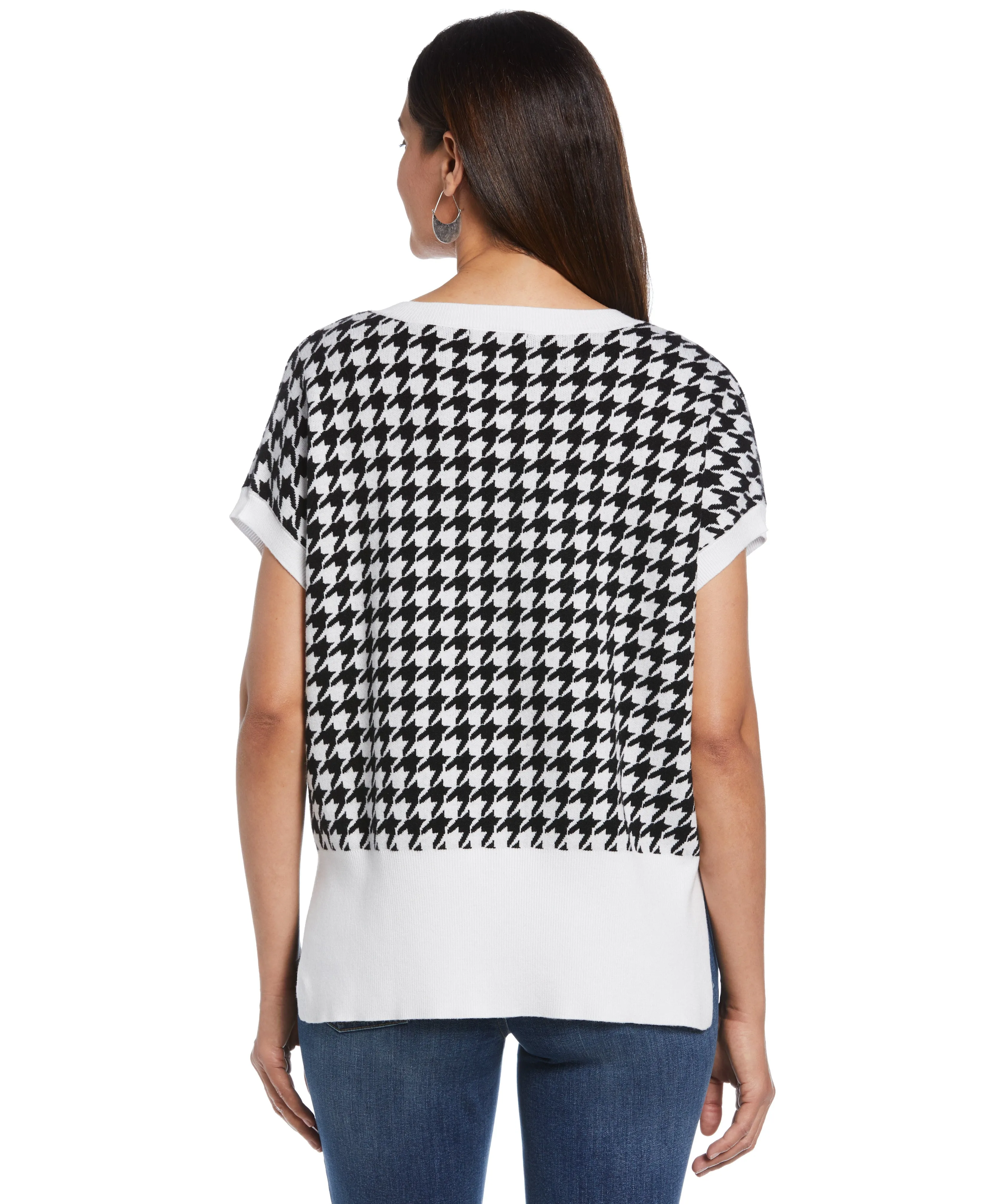 Houndstooth Sweater Vest