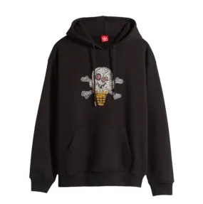 ICE VANILLA CROISSANT HOODIE - BLACK