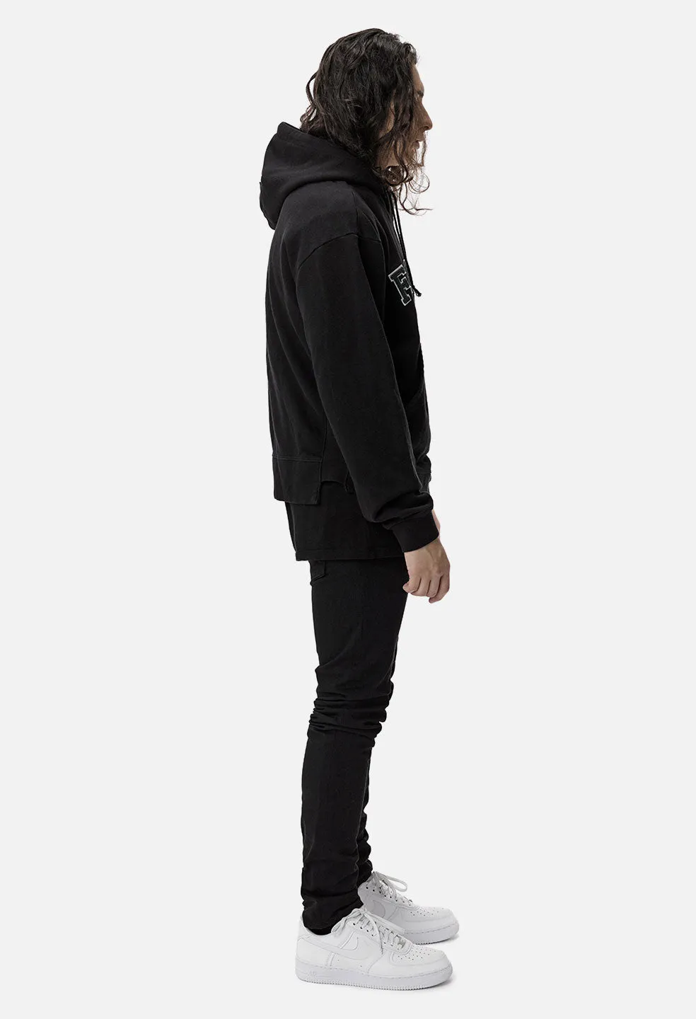 John Elliott X 424 Fairfax Hoodie / Black