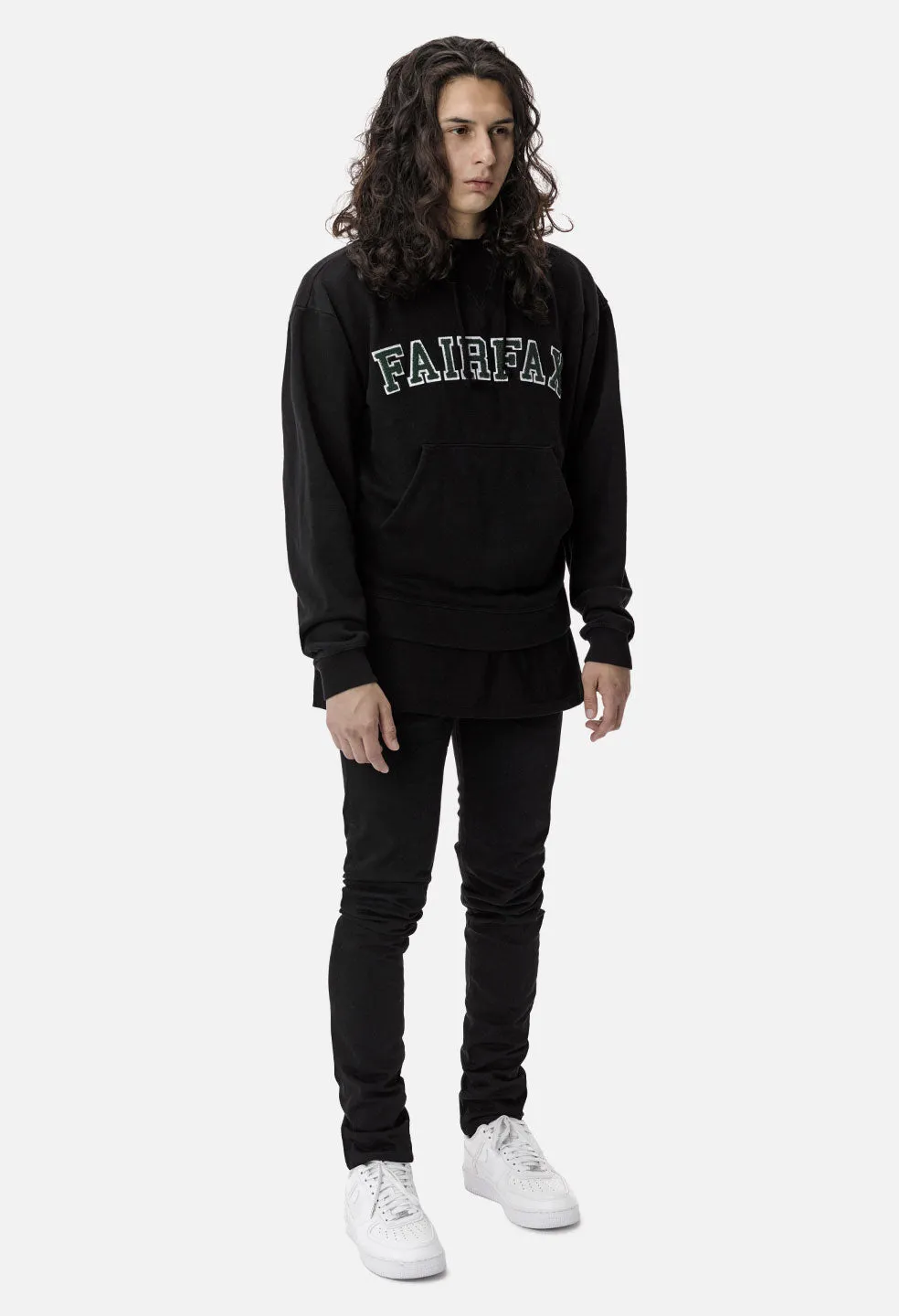 John Elliott X 424 Fairfax Hoodie / Black