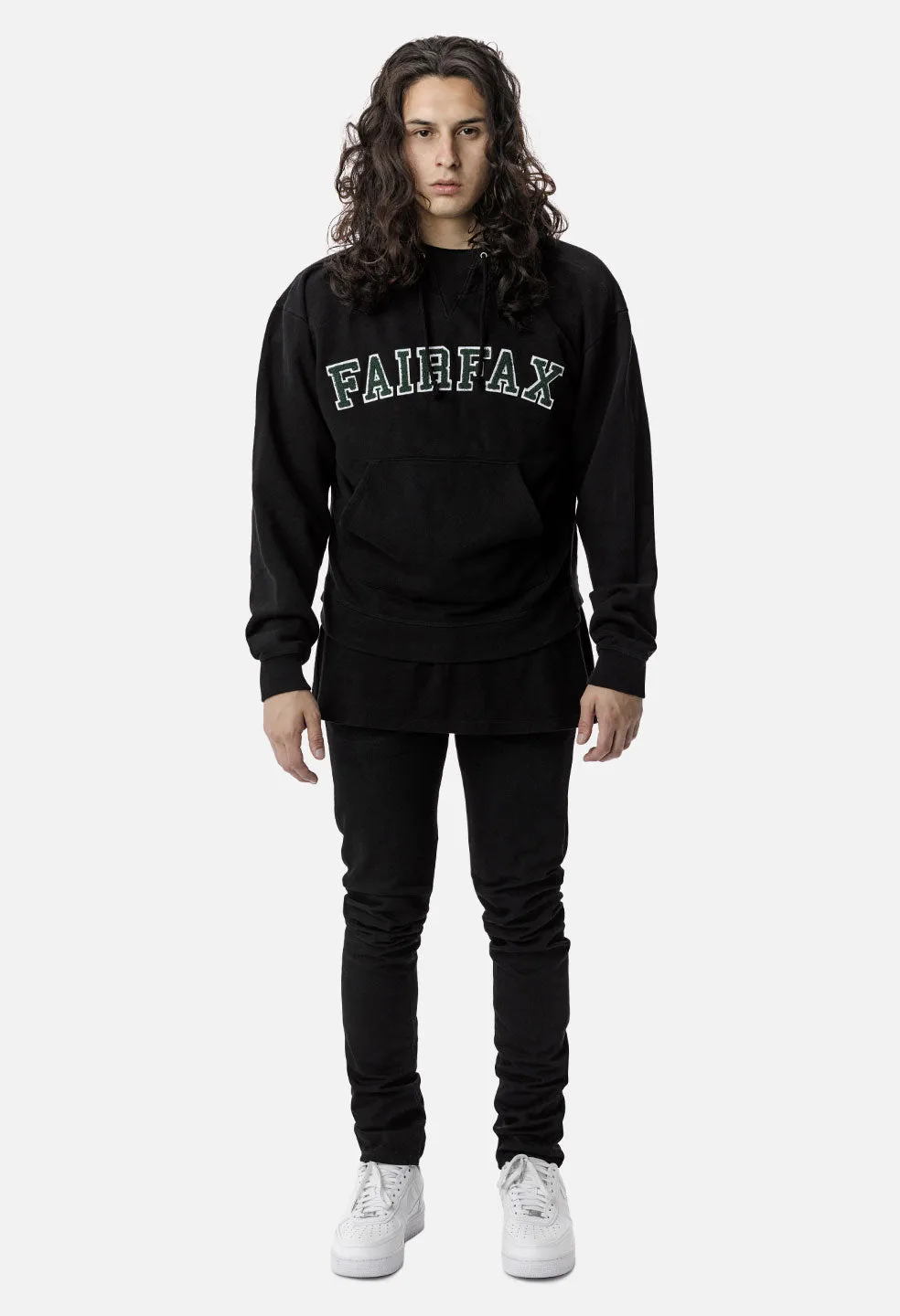 John Elliott X 424 Fairfax Hoodie / Black