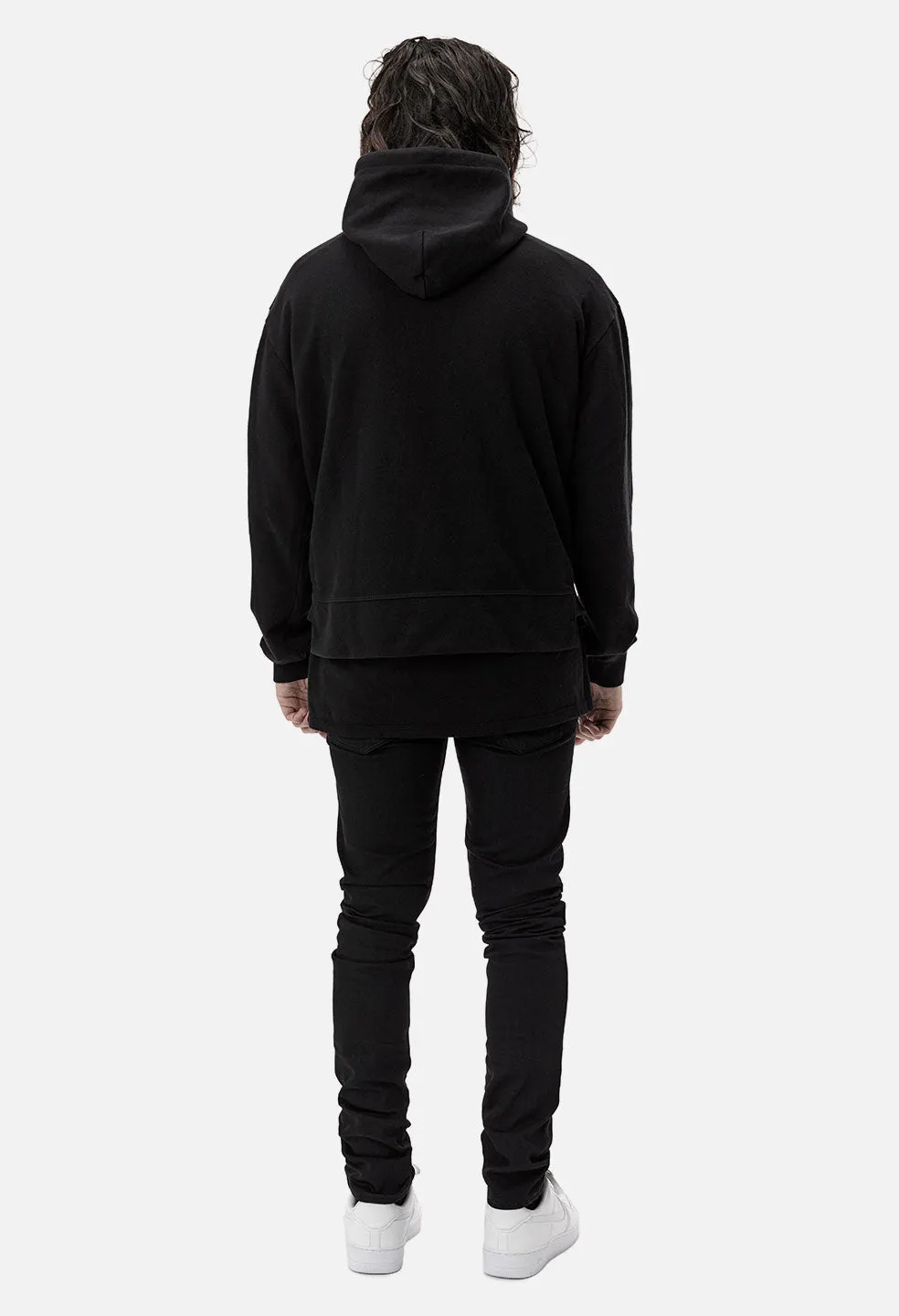 John Elliott X 424 Fairfax Hoodie / Black