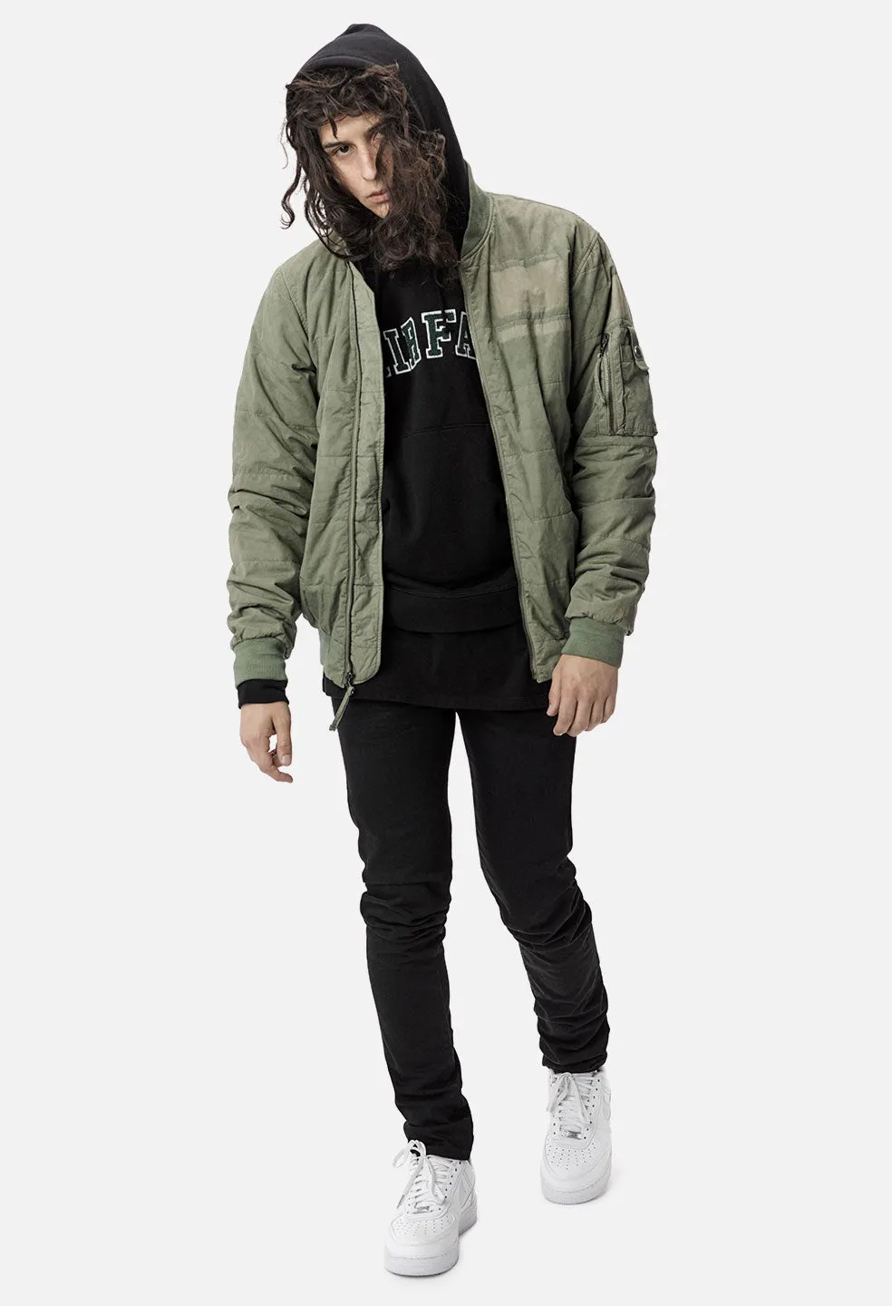 John Elliott X 424 Fairfax Hoodie / Black