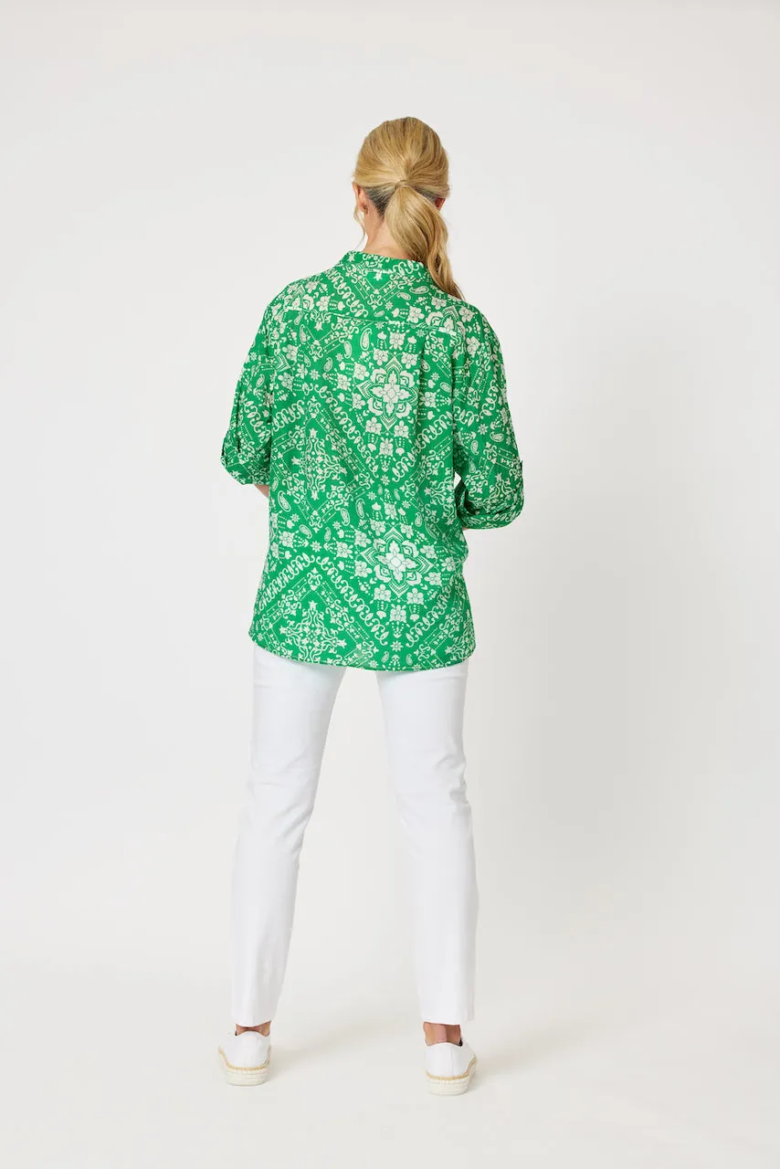 Milbri Shirt- Emerald