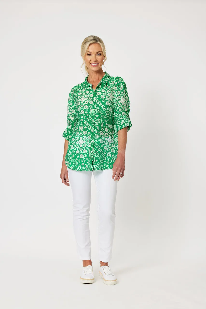 Milbri Shirt- Emerald