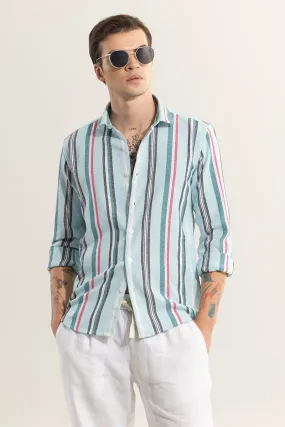 Mod Stripe Blue Shirt