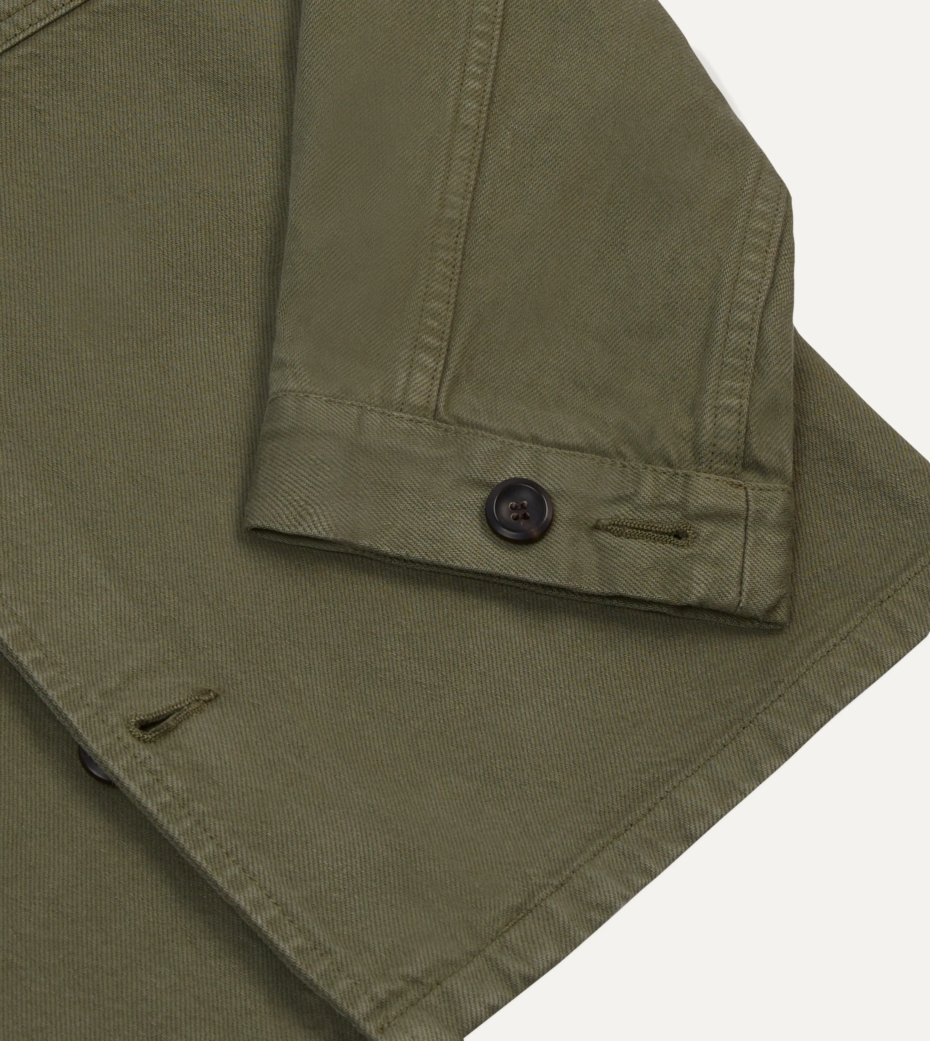 Olive Cotton Field Shirt