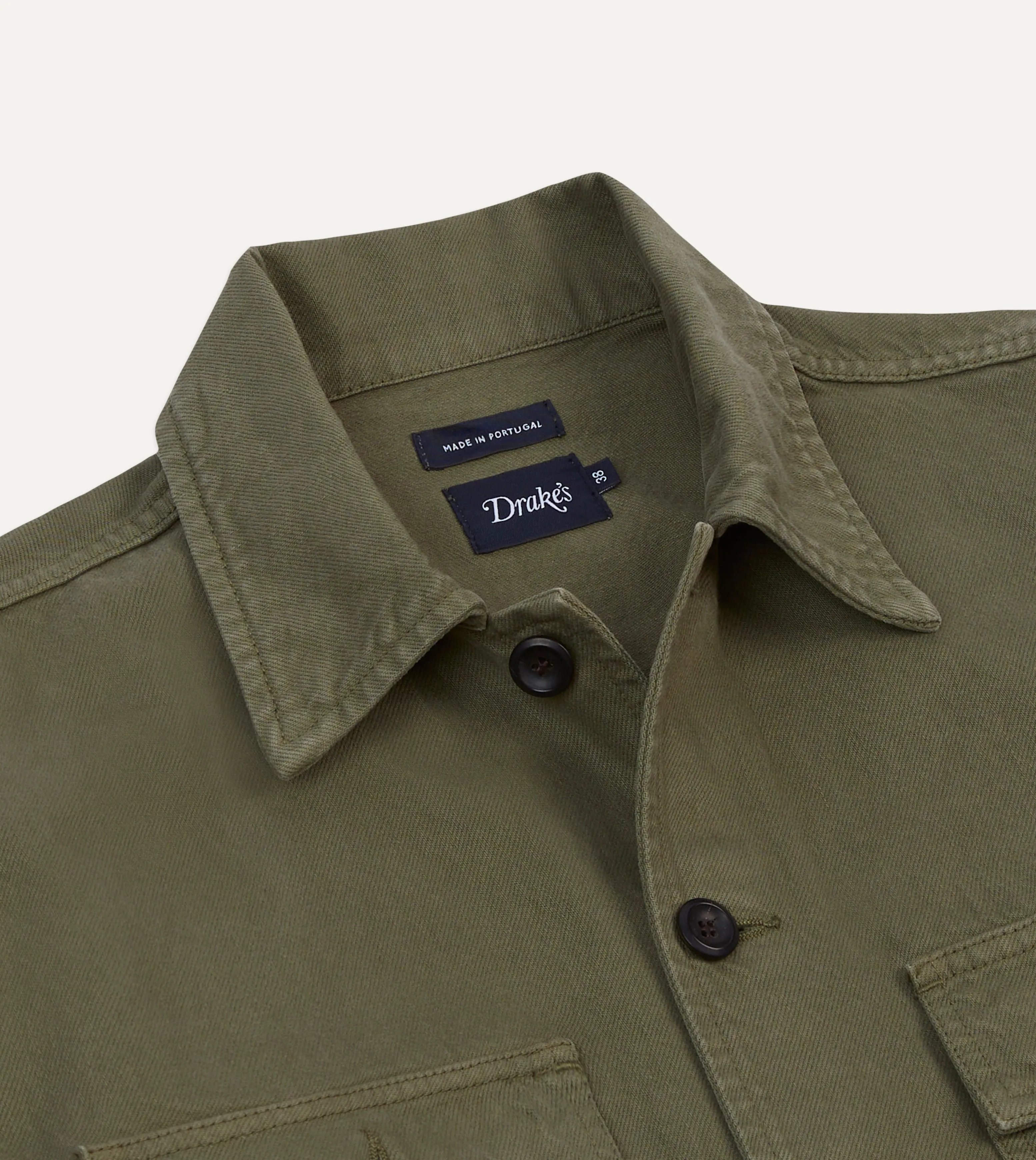 Olive Cotton Field Shirt