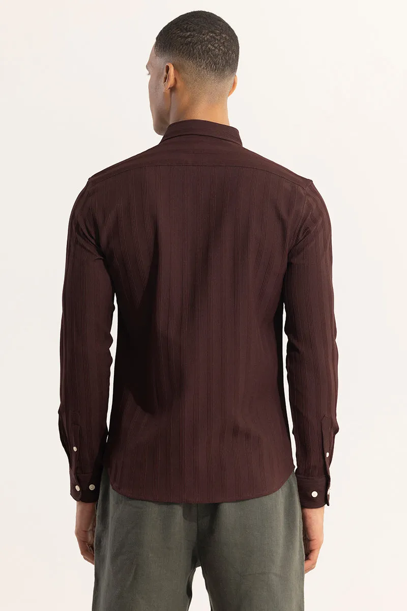 Quadbar Maroon Shirt