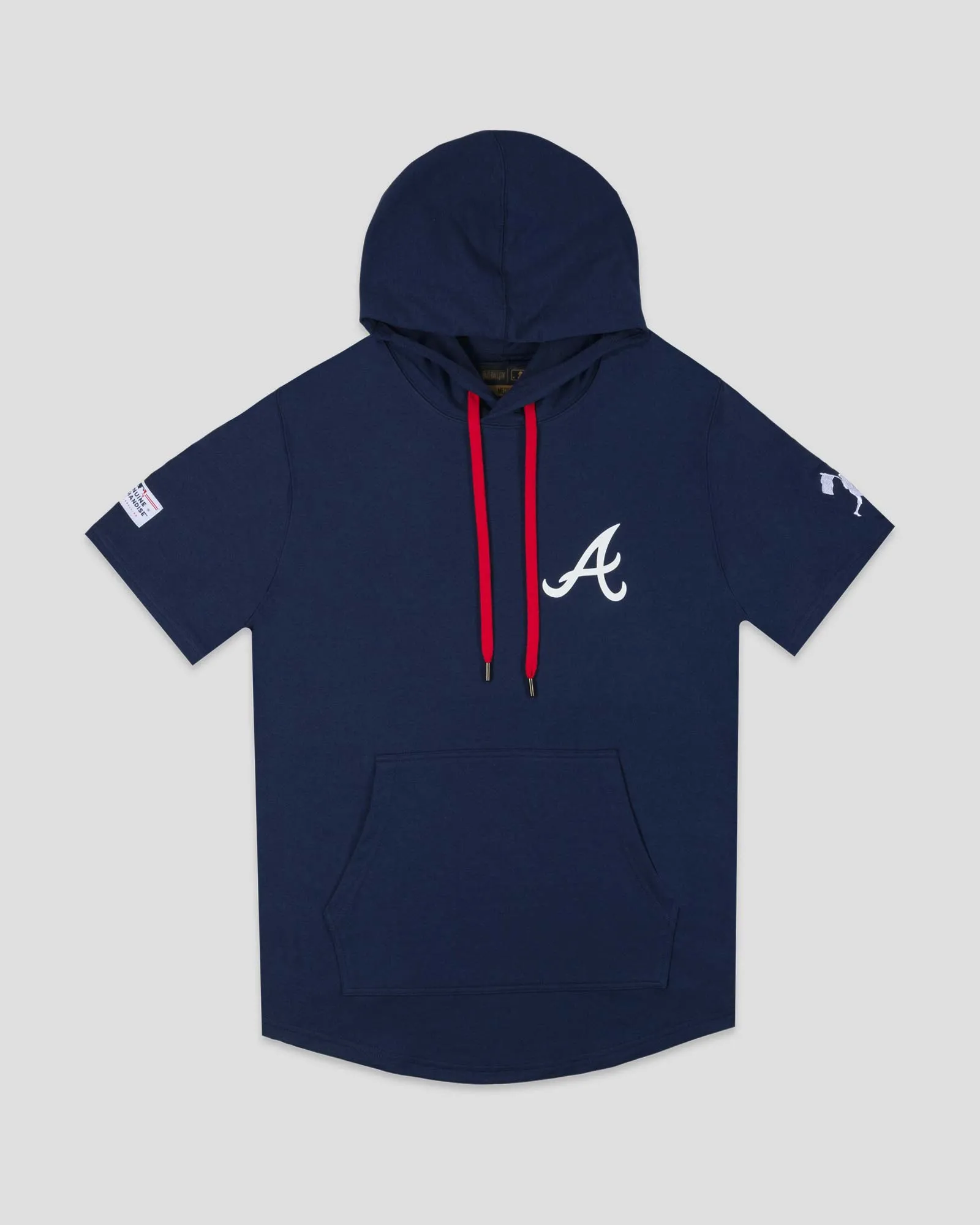 Short Sleeve Hoodie - Atlanta Braves