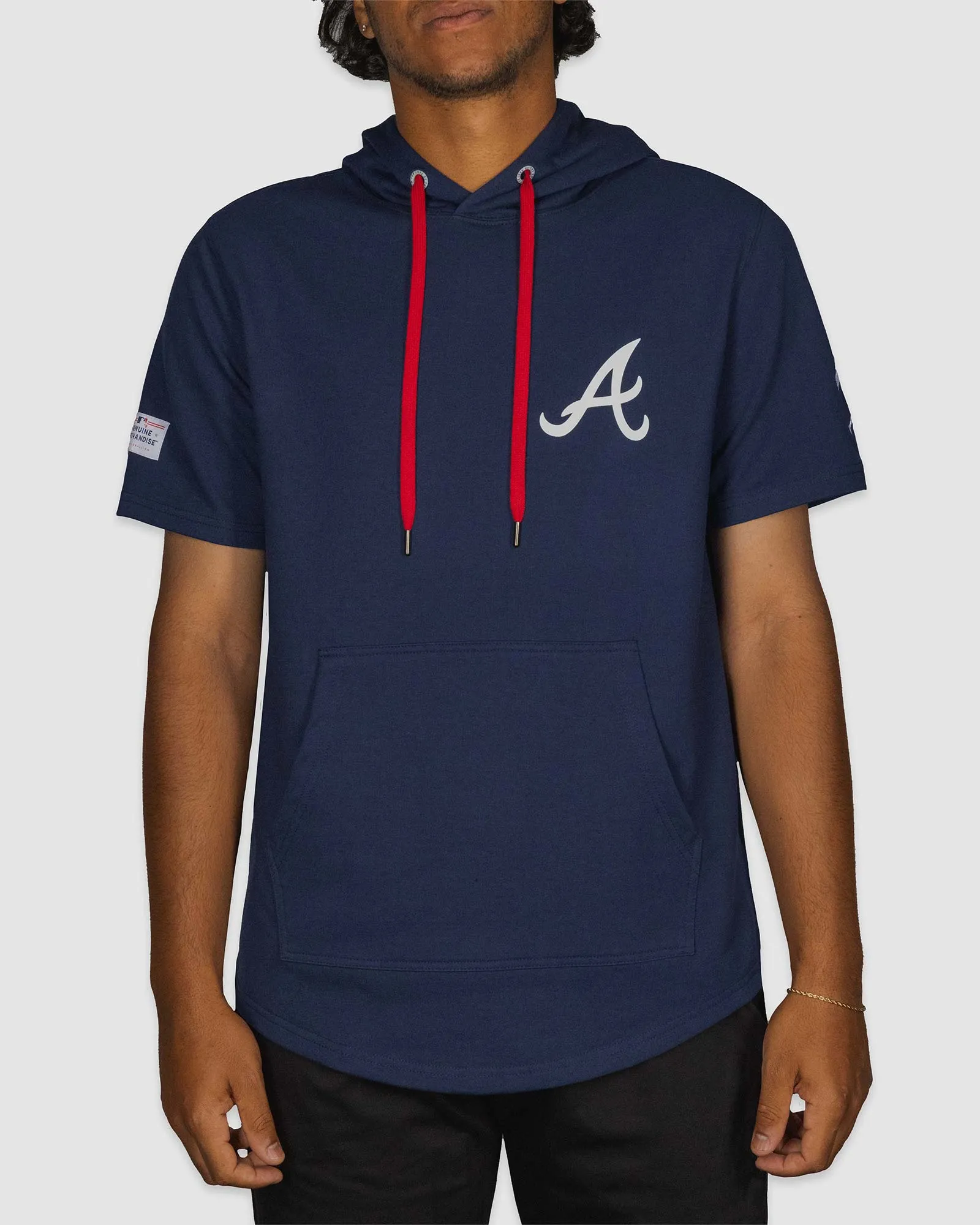 Short Sleeve Hoodie - Atlanta Braves