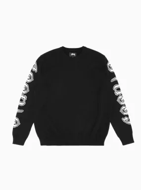 Sleeve Logo Sweater Black