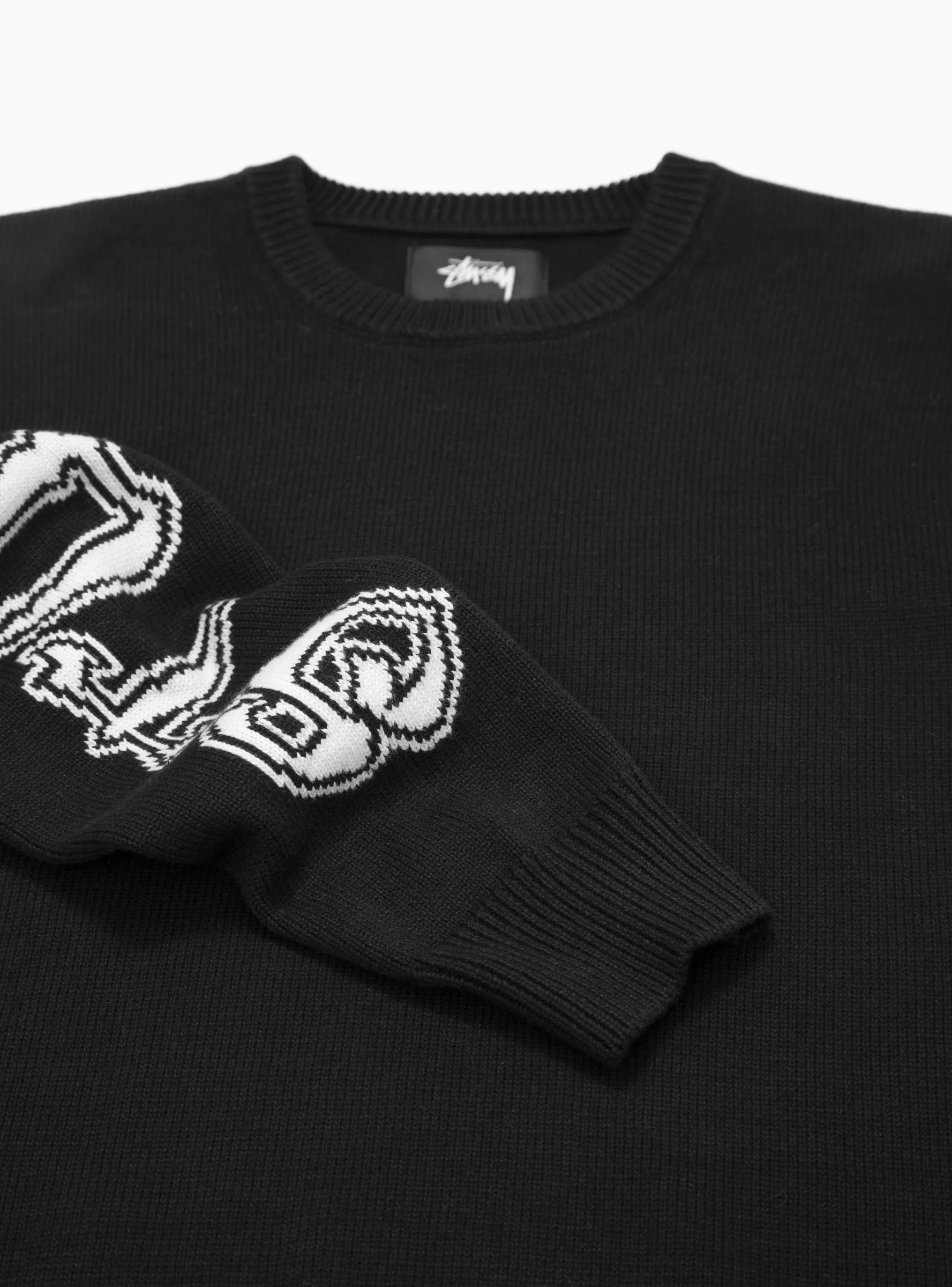 Sleeve Logo Sweater Black