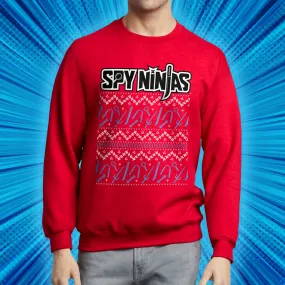 Spy Ninjas Sweater - Adult Red