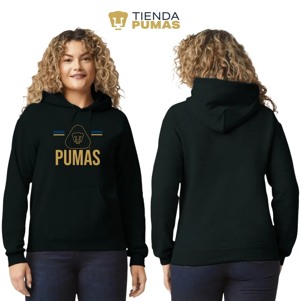 Sudadera Mujer Hoodie Pumas UNAM Insignia