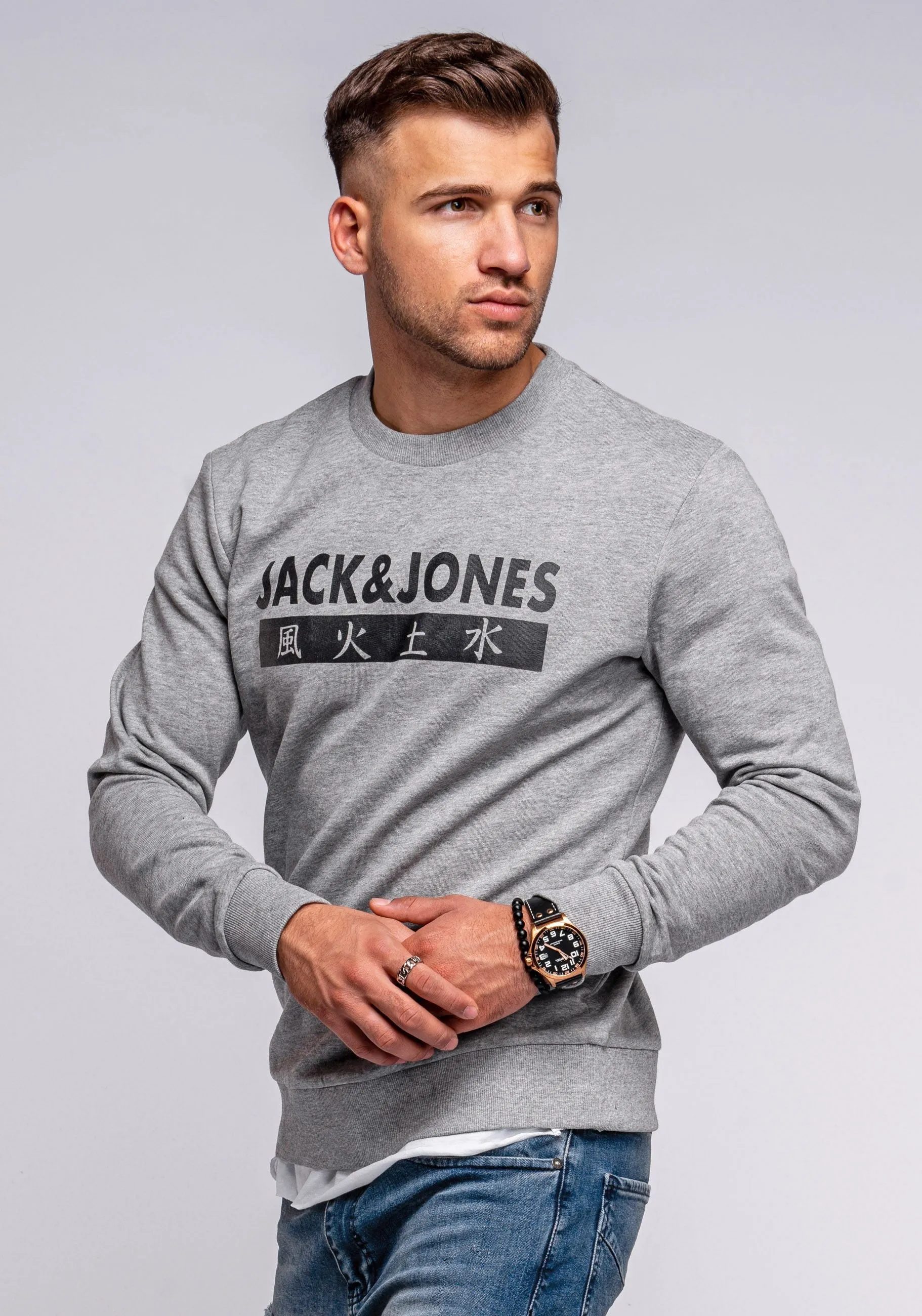 Sweater ELEMENTS grau