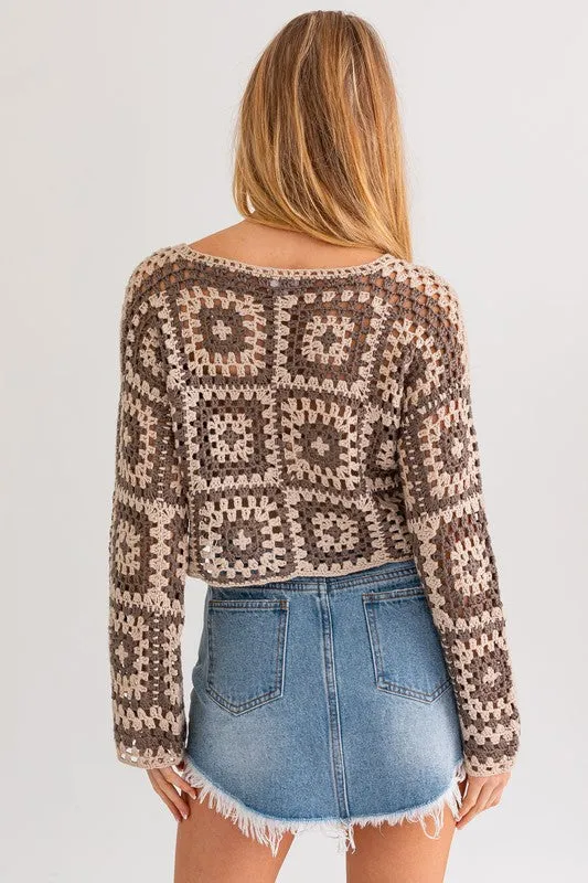 VILLA CROCHET SWEATER [ONLINE EXCLUSIVE]