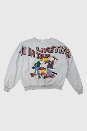 Vintage 1996 Looney Tunes 'Not In This Lifetime' Sweatshirt Sz L