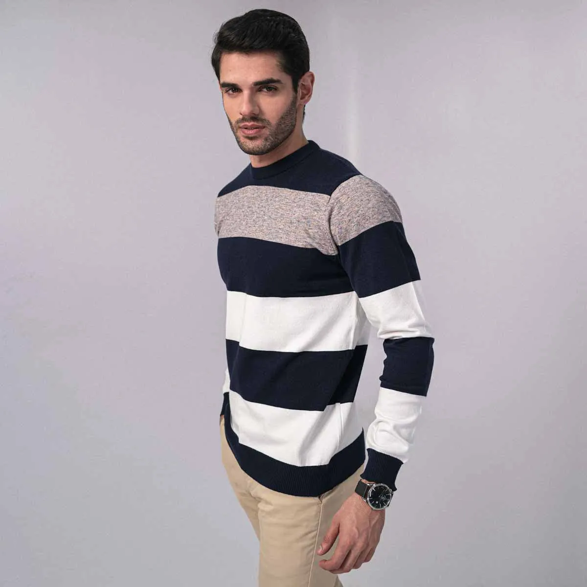 VPN Striper Sweater - HWMB1322006